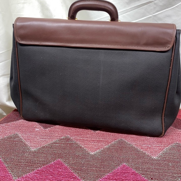 Dunhill | Bags | Rare Dunhill Vintage English Lock Soft  Rare Dunhill vintage English lock soft double folio lockable briefcase w/ 2 keys
